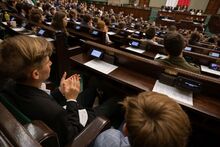 XXVIII sesja Sejmu Dzieci i Młodzieży – 1 czerwca 2022. Fot. Mikołaj Bujak (IPN) 2